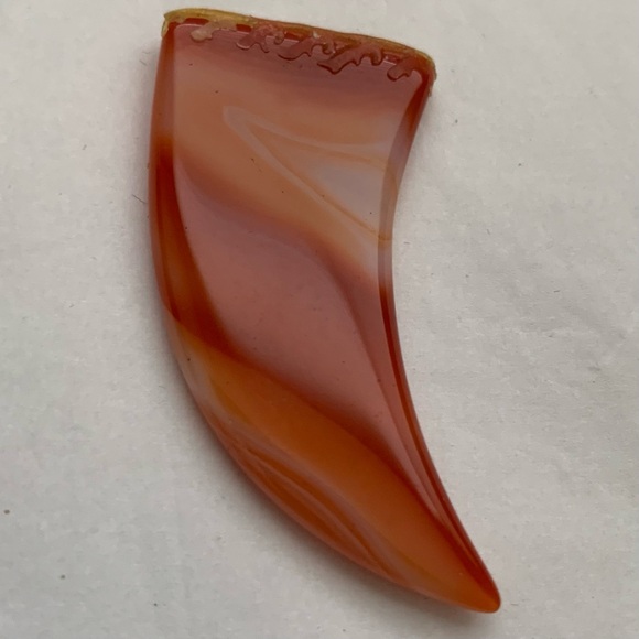 FIVE VTG 4 Gem Stones (Amethyst & Brown Topaz) Plus one Agate gem Horn (5 total) - Picture 12 of 15